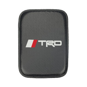【COD&Ready Stock】Car Armrest Pad Carbon Fiber for TRD Car Center Console Armrest Cushion Mat Soft Pad Cover Black Armrest Increas Pad Protection Box Pad Front Seat Side Armrest Rest Soft Protector Car Interior decoration Car Accessories