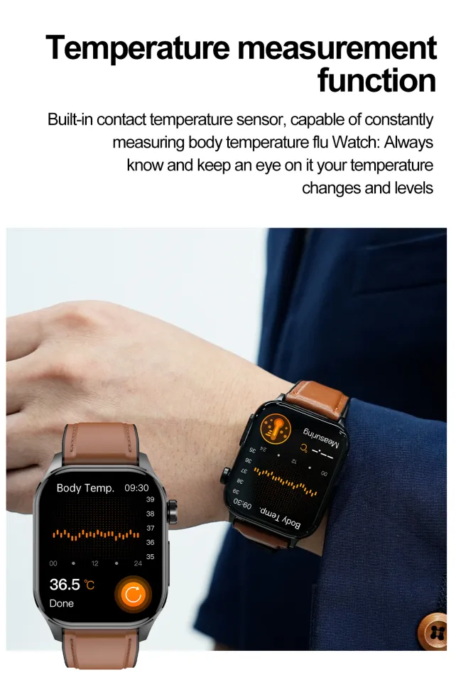 Smart Watch Amazfit Temperature Strap Amazfit Gts Body