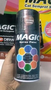 Panduan Lengkap Menggunakan Pilok Cat Magic Madoras Brown Coklat Glossy 177 300cc