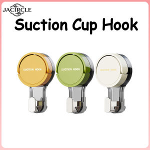 JACIRCLE Reusable Suction Cup Hook Wall-mounted Holder Multifunctional Punch Free Hanger Hook