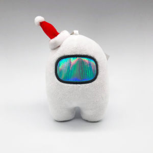 clu Among us Plush Toy Christmas Stuffed Doll Hat Decorative Soft Home Decor Hanging Pendant Xmas Ornaments Dolls ulc