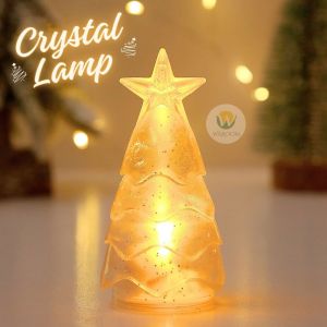 ไฟคริสมาสต์ ประดับห้อง โคมไฟต้นสน LED แบบใส่ถ่าน แสงวอร์มไลท์/แสงส้ม ตกแต่งห้อง Christmas ส่งจากไทย!!!