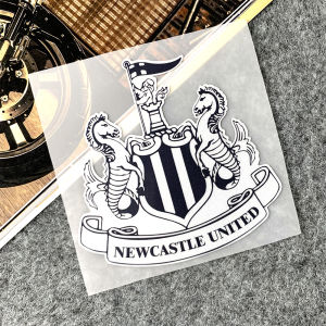 Newcastle United Football Club Team Emblem Car Motorcycle Stickers Waterproof Reflective Fuel Tank Side Door Car Body Decoration Decals