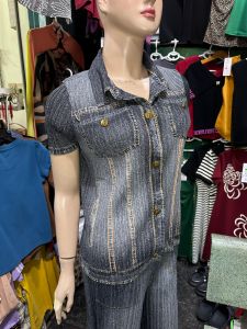 Set bộ 2 món thun dập nhún thanh lịch cho quý cô