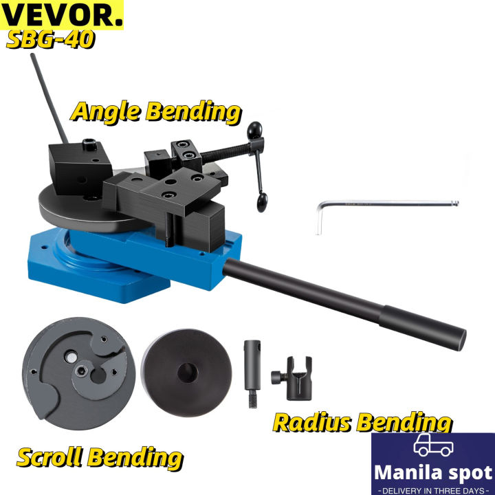 VEVOR Universal Metal Bender SBG40 Multifunction Spiral Steel Plate