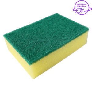 50Pcs Wholesale Sponge Wipes Double Sided Dishwashing Sponge Scouring Pads Home Kitchen Cleaning Brushes Anti-oil Rags for Stove Pans Stove Spots