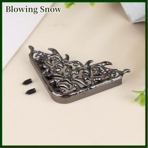 Blowing Metal Bags Corner Protectors With 2 Screws Handbags Clip Edges Hollow Fixed Decorative Buckle DIY Hardware Accessories