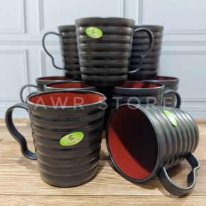 GELAS MINUM GANGGANG ULIR 300 ML TWO TONE