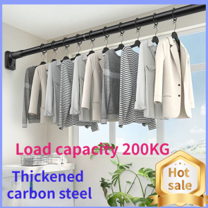 ANGE 32mm Drying rack free of punching and retractable stainless steel 304 bedroom curtain rod wardrobe hanging clothes rod support rod balcony drying rod