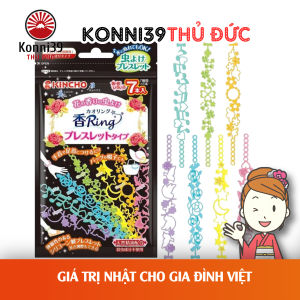 (TÚI 7 CHIẾC) VÒNG ĐEO CHỐNG MUỖI CHO BÉ kINCHO - HIỆU QUẢ MỘT VÒNG GẦN 10 TIẾNG