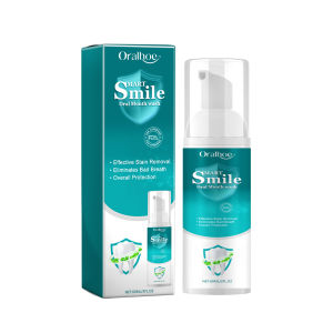 Oralhoe Oral cleaning mousse Teeth cleaning and repair yellow teeth and stains removal dazzling white teeth fresh breath