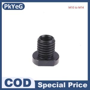 PkYeG Máy mài góc Bộ chuyển đổi M10 M14 chủ đề tập tin đính kèm grinde trục chính ARBOR chuyển đổi nữ sang nam kết nối rod công cụ điện