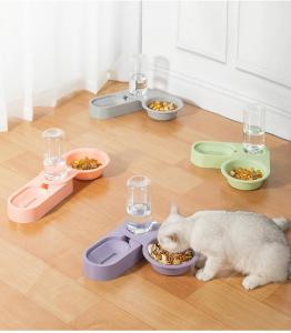 Pet water fountain cat water fountain dog water fountain Teddy automatic feeding water feeder cat and dog supplies basin