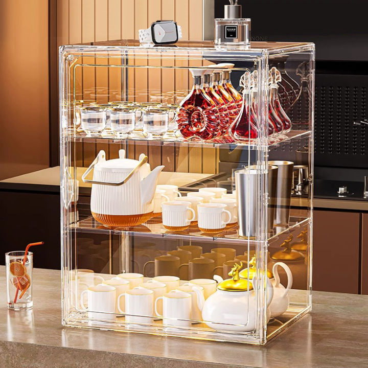 Transparent%20Toy%20Storage%20Box%20Magnetic%20Storage%20Box%20Acrylic%20Display%20Case%20Mug%20Storage%20Organizer%20Desk%20Storage%20Stackable%20Magnetic%20Dustproof%20Box%20Water%20Cup%20Storage%20Rack%20-%20Image%202