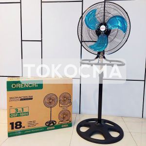 Orenchi Kipas Angin 3in1 18 Inch OSF-1801 3 Fungsi Dalam 1 Kipas Kecepatan 3 Speed Button LOWMEDHIGH SNI
