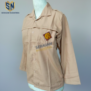 Pramuka penggalang Baju palang pramuka SD SMP SMA OXFORD/GS Seragam Sekolah Pramuka