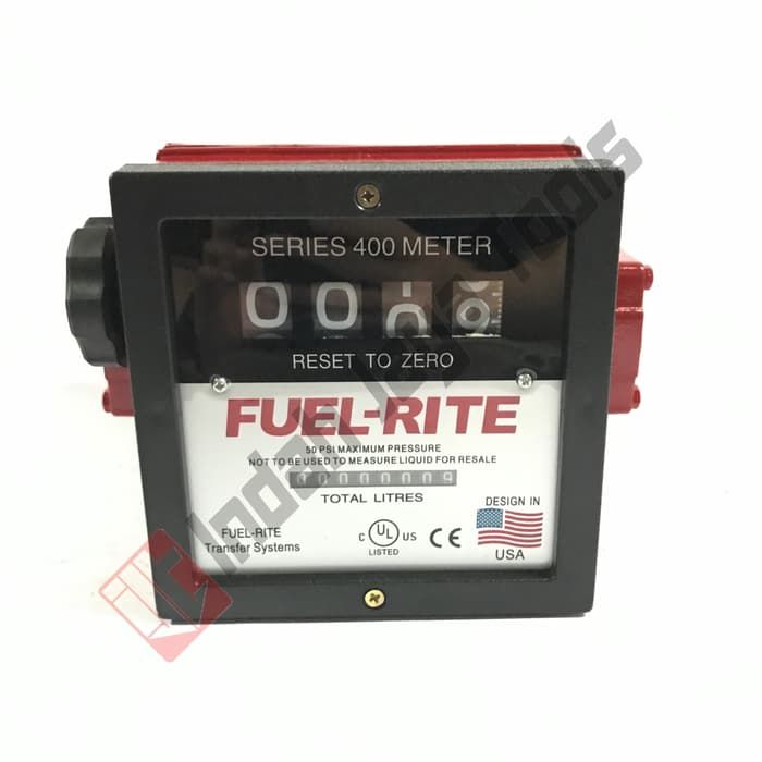FUEL-RITE Flowmeter 4 Digit 1.5 Inch - Meteran Solar Flow Meter ...
