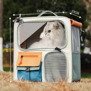 【MY Local Send】Large Trolley Case TravelCarrier Bag Portable Cat Backpack Multifunctional Dog Suitcase Troli Beg Kucing宠物背包拉杆箱