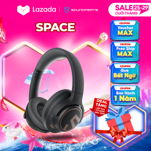 Tai Nghe Chụp Tai Bluetooth SoundPEATS Space | Pin 123 Giờ | DD Titan PET | Bluetooth 5.3