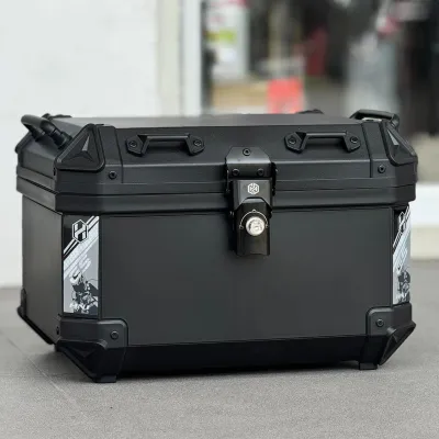 DUAL LOCK HNJ 45 Liters Hard Plastic Top Box Compartment