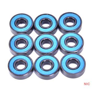 NIC 10Pcs/set 608 2RS Bearing Deep Groove Steel Sealed Ball Bearings 608RS 608-2RS