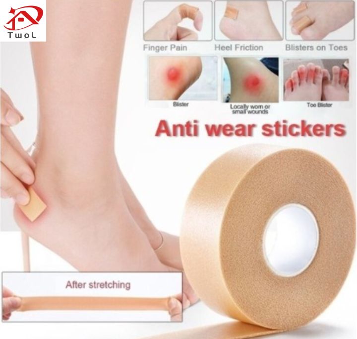 TwoL Roll Foot Heel Ankles Wrist Tape Waterproof Anti-Slip