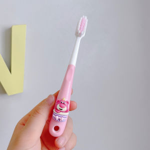 Children Toothbrush 6 to 12 Years Old Strawberry Bear Soft Bristles Cartoon Family Gum Protection Tooth Protection Toothbrush Soft Bristles Premium