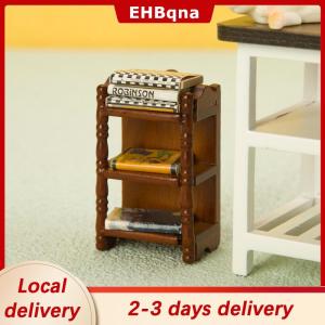 [COD]  HOT SALE Ship within 24 hours 1:12 Dollhouse Miniature Bedside Stand Storage Rack Nightstand Furniture Bedroom Model Decor Toy Doll House Accessories