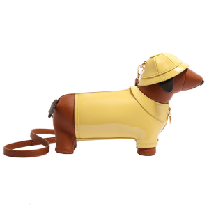 Dog Shape Crossbody Bag for Women Daily Bag Creative Messenger Bag Commuting Bag Lovely Shoulder Bag Everyday Bag