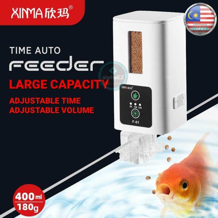 🇲🇾 Xinma Fish Auto Feeder Automatic Small and Big Aquarium Food ...
