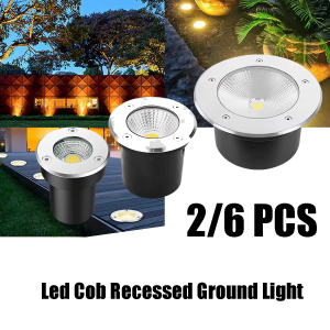 Recessed Under Ground LED Light Buried Garden Path Spot IP67 Waterproof AC220V110V12V24V 5W 10W 15W 20W Lamp for Outdoor Lightin