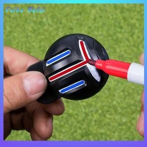 [Feibe Befei] 1set Golf Marker Hand Tools With Pens Golfing Marker Tool Alignment Kit With Marker Pen Golfs Balls Drawing Line Tool