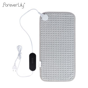 foreverlily Warming Blanket Electric Heating Pad Hot Compress to Relax Muscles for Shoulder Back Neck Spine Leg Pain Relief Heat Mat Adjustable Temperature 60*30cm