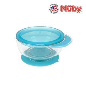 Nuby Tritan bowl with suction base and lid