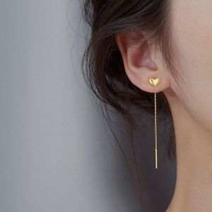 [ Bayar Ditempat ] Anting Wanita Korean Style Titanium Lapis Emas Anti Karat Model Love / Anting Titanium Lapis Emas 18k / Anting Titanium Wanita