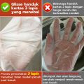 Glisse Tisu Wajah 360 Lembar Tisu Wajah Halus dan Lembut 3 Lapis (155x175mm) Dikirim Dalam Karton. 
