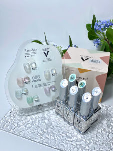 Set Sơn Gel Ngọc Trai Vinimay 6 Màu Tặng Bảng Màu Cực Xinh