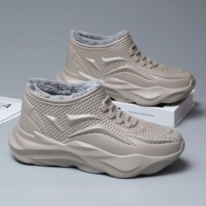 [Free Shipping] EVA Waterproof Snow Boots New Winter Style Warm And Insulated With Fleece Lining And Thickened Cotton MenS Shoes Non-Slip