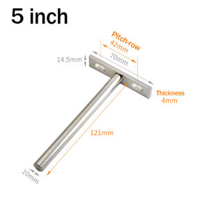 【WITH BOLT & TOX】Corner bracket Invisible Shelf Support Bracket T-Shaped bracket for wall shelves HEAVY DUTY Round Concealed  Wall  T-shaped Invisible Wall-mounted Shelf Support Invisible Shelf Support Bracket