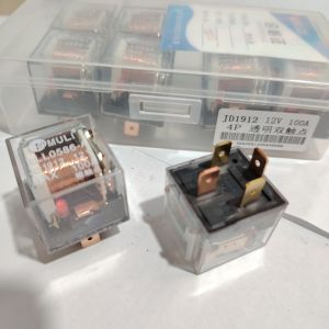 (Combo hộp 10 chiếc) Rơ le 4 chân 5 chân trong suốt 100A 12V 24V dùng cho ô tô. JD1912 JD2912 JD1914 JD2914 - Relay - VIE PARTS Phụ Tùng Phụ Kiện
