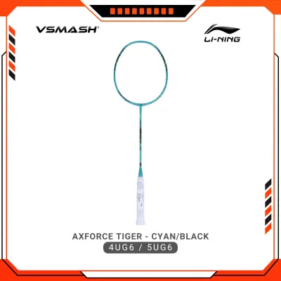 Li-Ning Axforce Tiger Badminton Racket Unstrung 4U6G 5UG6 Head Heavy Power Attack Racquet Raket [Free String & Grip]