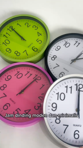 The Gift Wall Clock Home Decor 25cm Clock 10 Inci Jam Dinding Jam Hiasan Rumah Jam