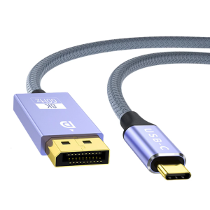 USB C để 1.4 Cáp nối Đực Với đực hỗ trợ 8K @ 60Hz 4K @ 144Hz 2K @ 165Hz cho chơi game màn hình