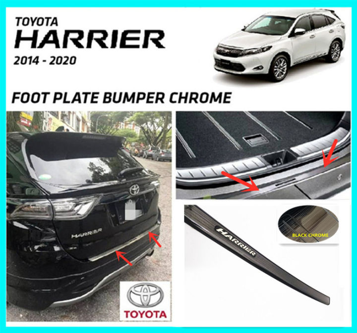 TOYOTA HARRIER XU60 20152020 Rear Bumper Guard Trunk Protector