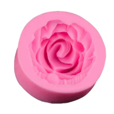 THREADJOY Silicone Candy Bloom Ornaments Embossed Sugar Arts Candle Mould Soap Making Tools Cake Mold Wedding Decor