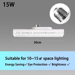Bulb LED E27 Crystal Strip Bulb Super Bright High Lumen Long Panel Light Indoor Ceiling Household