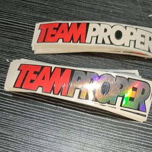 stiker team proper stiker motor