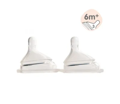 Hegen Teat 2-Pack (Extra Slow Flow Slow Flow Medium Flow Fast Flow Thick Feed)