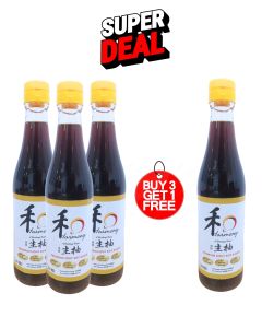 Harmony Premium Light Soy Sauce Healthier Choice Sugar Free Lower In Sodium with No MSG added