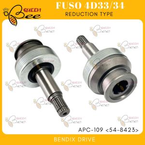 QUEENBEE Bendix Drive Starter Clutch Gear for Fuso 4D33 4D34 Reduction Type APC-109 54-8423